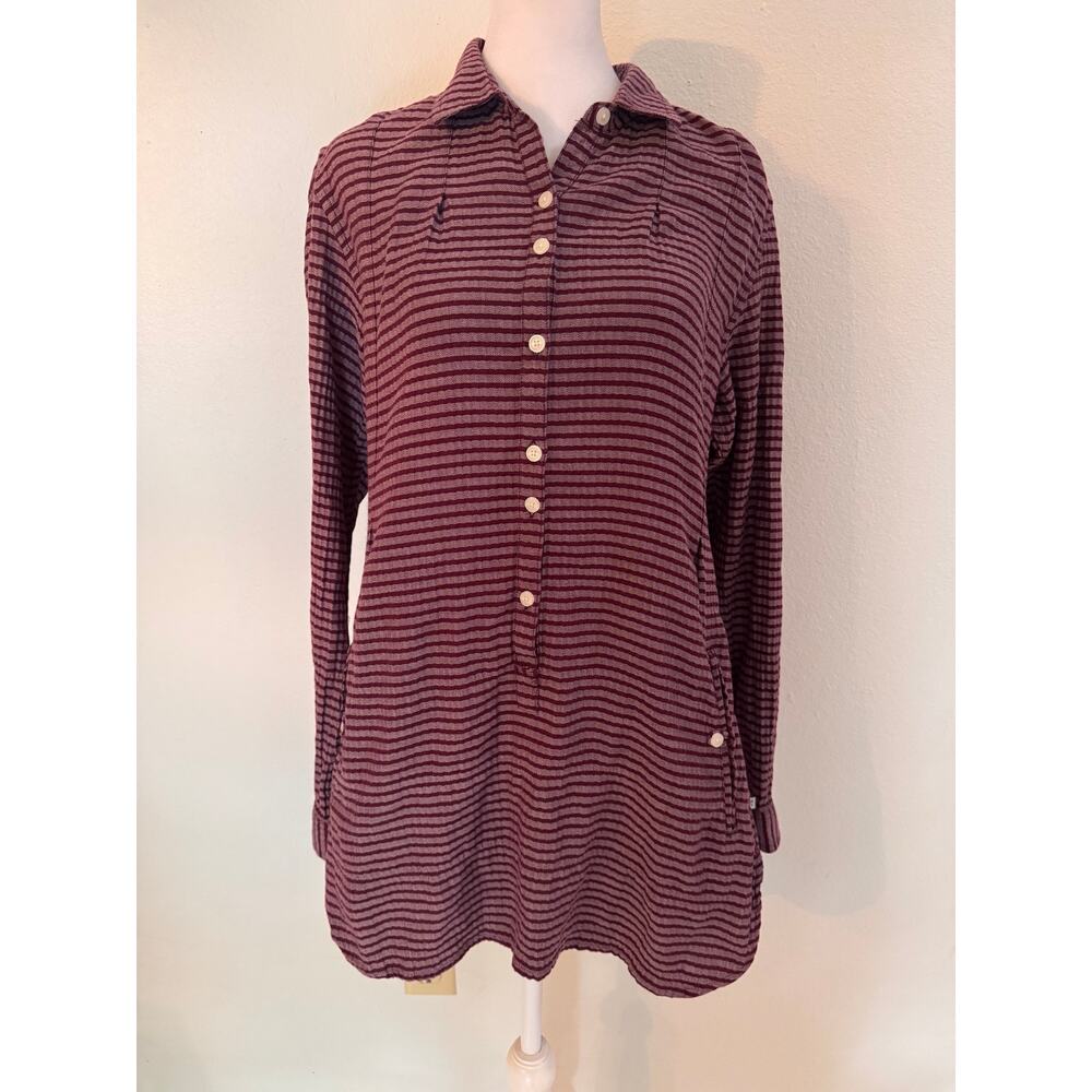 Toad & Co. Mixologist Tunic Tyrian Purple Size S - Picture 2 of 9